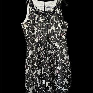 Ricki's Monochrome Floral Midi Dress